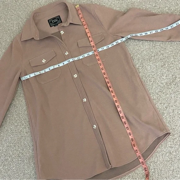 Pink Soft Collared Shacket - Picture 5 of 5